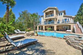 Luxe Grants Pass Getaway with Riverfront Views!